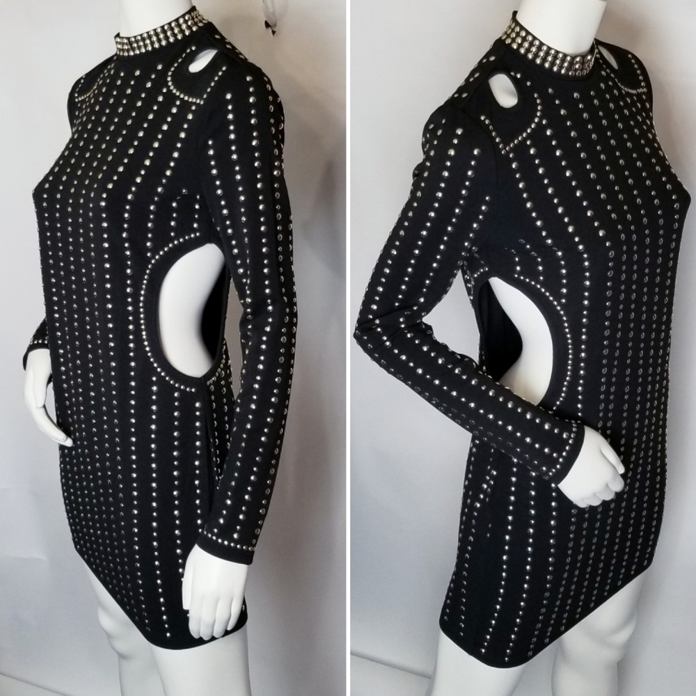 Studded Mini Dress - Picture 8 of 10